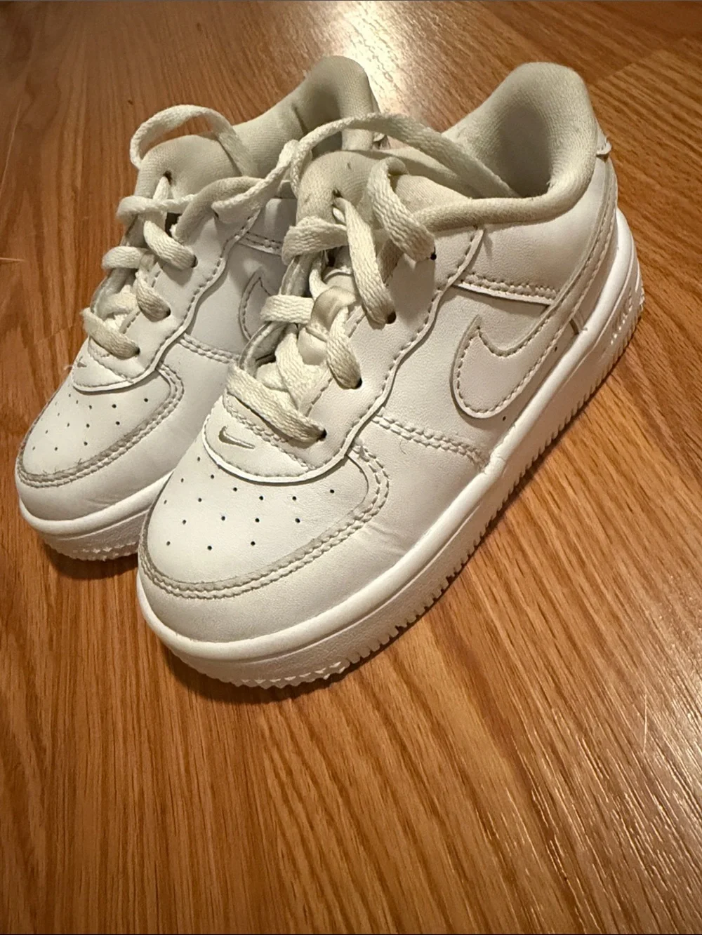Size 9 Kids Nike Air Force Ones